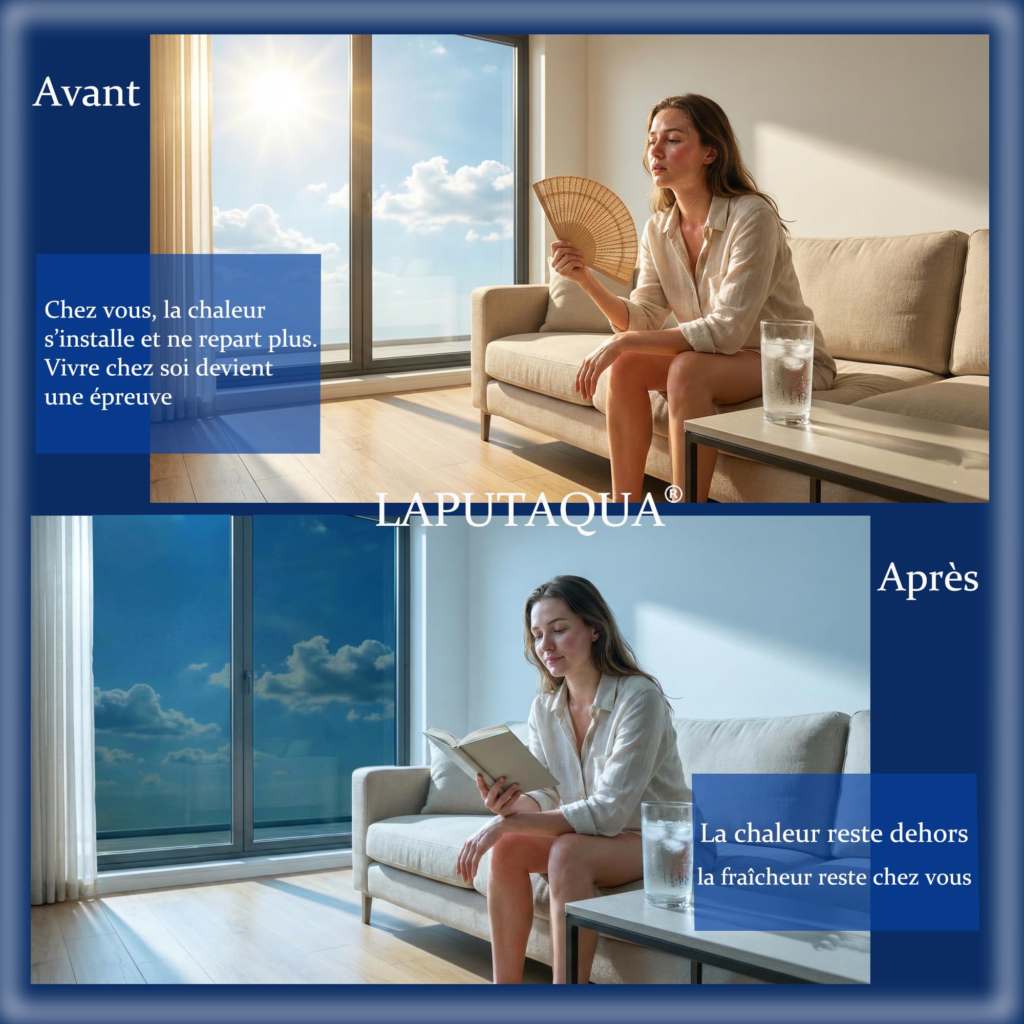 Film Fenetre Anti Regard Anti Chaleur Occultant sans Tain Anti UV Miroir 40x200cm Argent