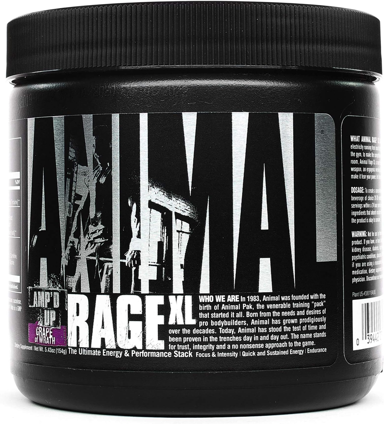 Amazon.com: Animal Rage XL - Pre Workout Ultimate Energy and ...