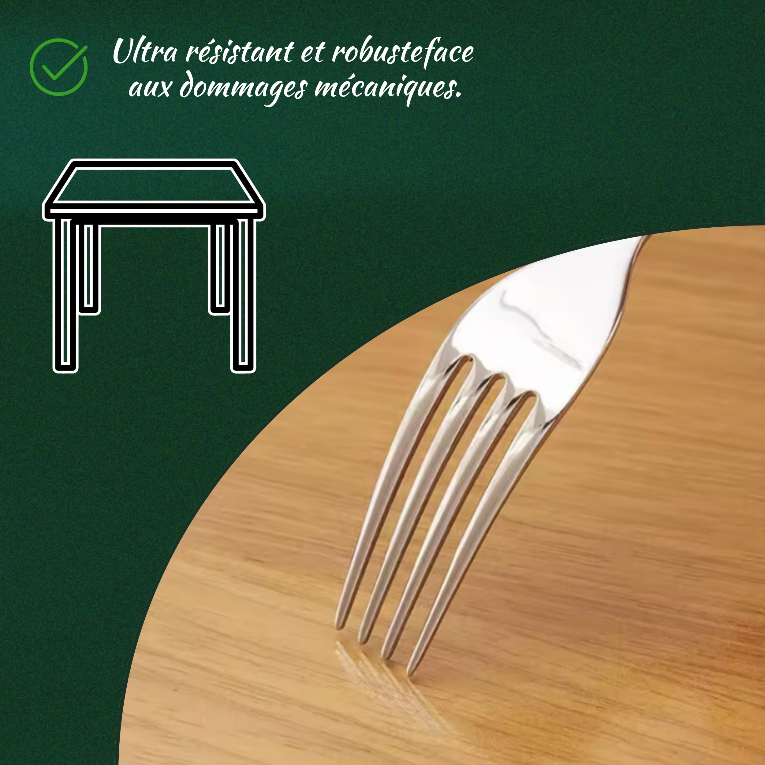 Deccart Protège-Table Transparent en PVC 120x60cm - Film Protecteur - Nappe de Protection Souple pour Table, Bureau ou Cuisine, Facile à Nettoyer, Usage Quotidien