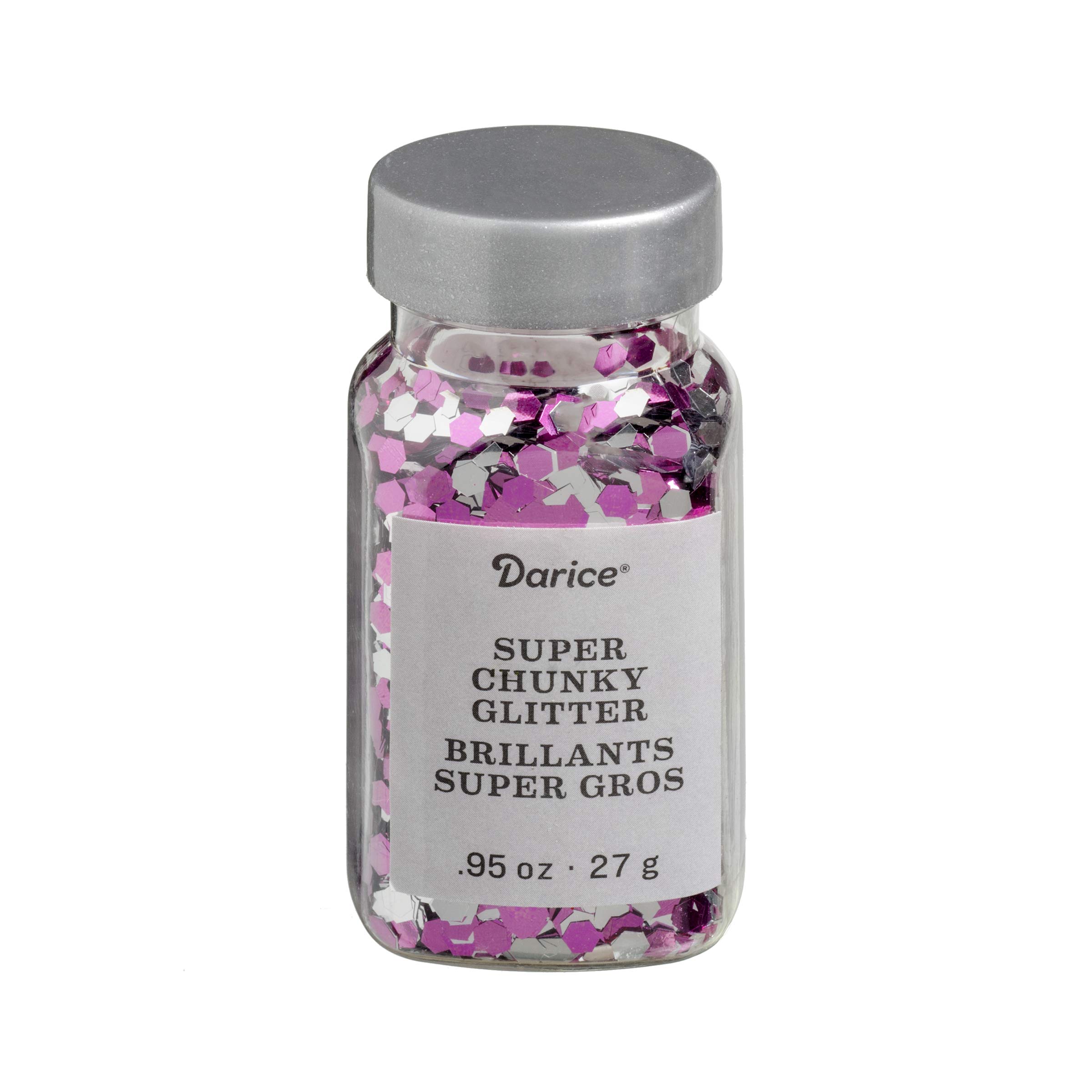 Glitter Raspberry Mix Darice super chunky pour résine et maquillage festival