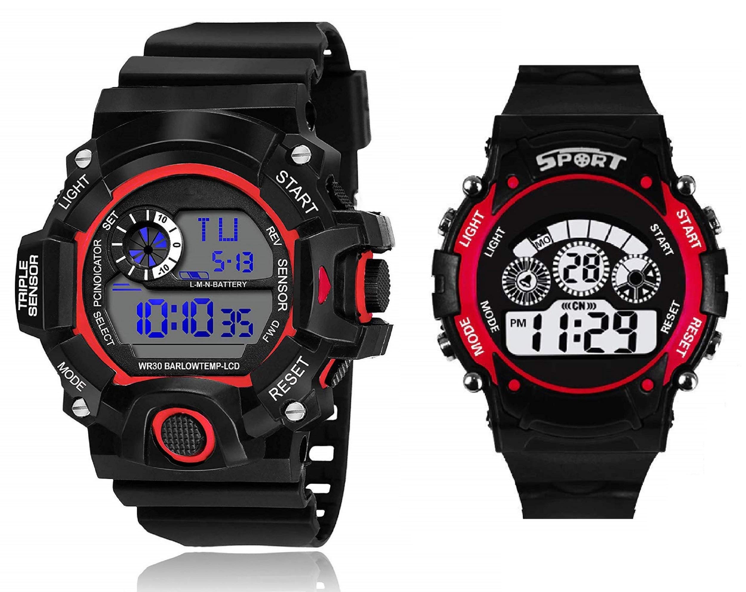 ZUPERIA Combo Digital Watches for Boys & Men (Pack of 2) (B084F9HCT2) Amazon Price History, Amazon Price Tracker