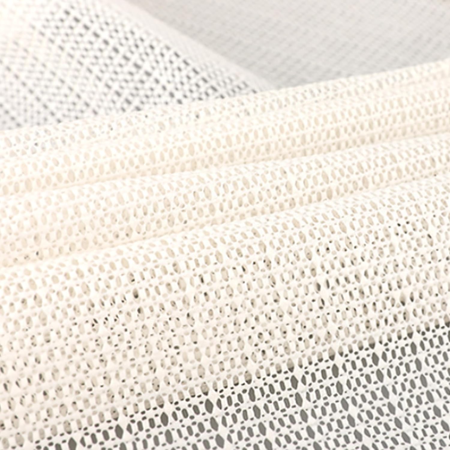 78.7x78.7 Inch Non Slip Rug Pad, White Rug Underlay for Hardwood Tile Laminate Floors, Cuttable Anti-Skid Gripper Pad Prevents Sliding Bunching for Living Room Bedroom Hallway