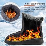 Women Snow Boots 2026 Winter Shoes with Fur Lined Warm Boots for Women Waterproof Booties Anti Slip Shoes