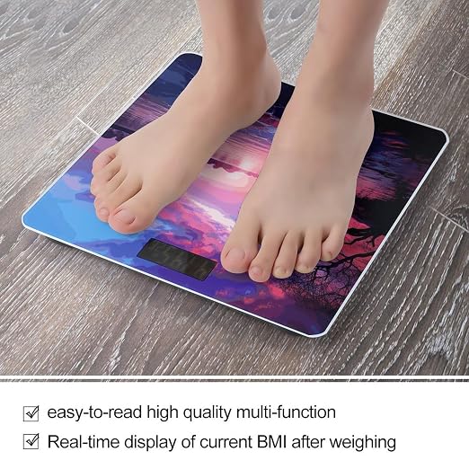 Báscula digital de baño con vidrio templado 10.2 pulgadas miniatura 5