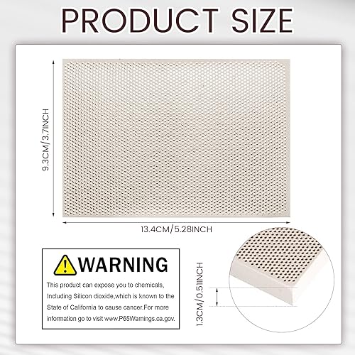 Miniatura 2 de Zonon Tablero de soldadura de panal de cerámica, bloque de joyería, soldadura, a prueba de calor, herramientas de fabricación de panal de abeja, kit