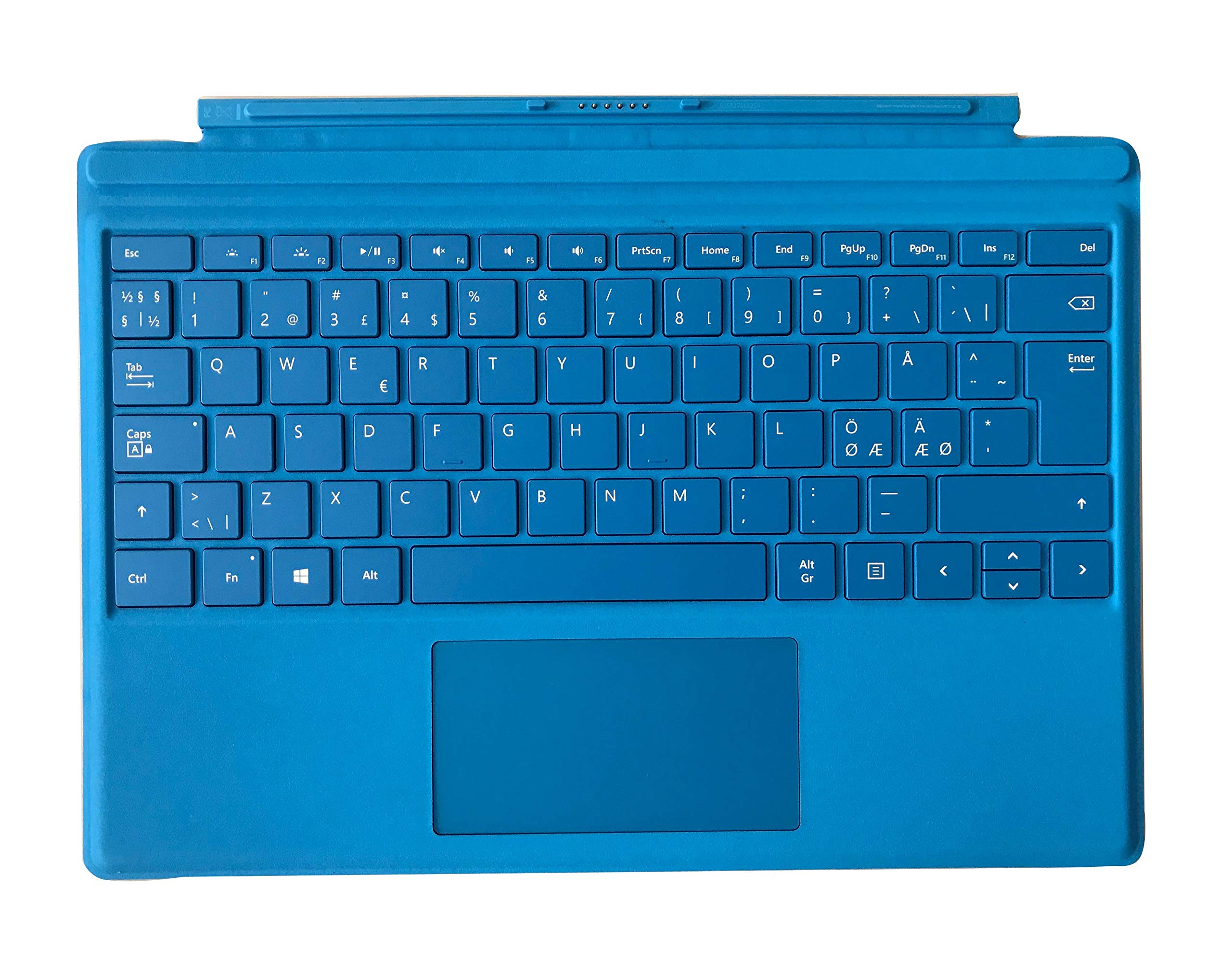 Microsoft Surface Pro 4 Type Cover Blue Pan Nordic, R9Q-00047 