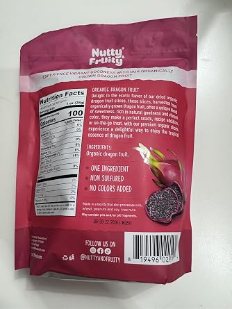 Nutty Fruity Organic Dragon Fruit 14oz