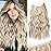 REECHO Invisible Wire Hair Extensions with Thinner Softer Lace Weft (Ash Blonde with Highlights, 20 Inch (Pack of 1))