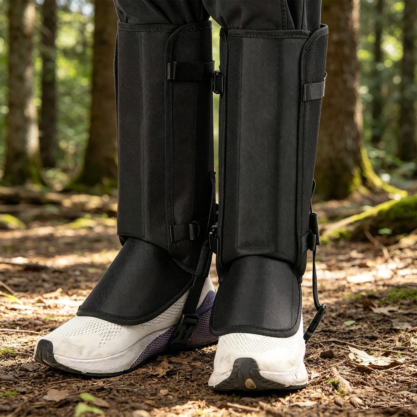 Generisch Protection serpent pour les jambes - 2 pièces pour l'extérieur - Guêtres serpent pour la randonnée, la pêche, l'escalade, le camping, le travail, le jardin, la cour