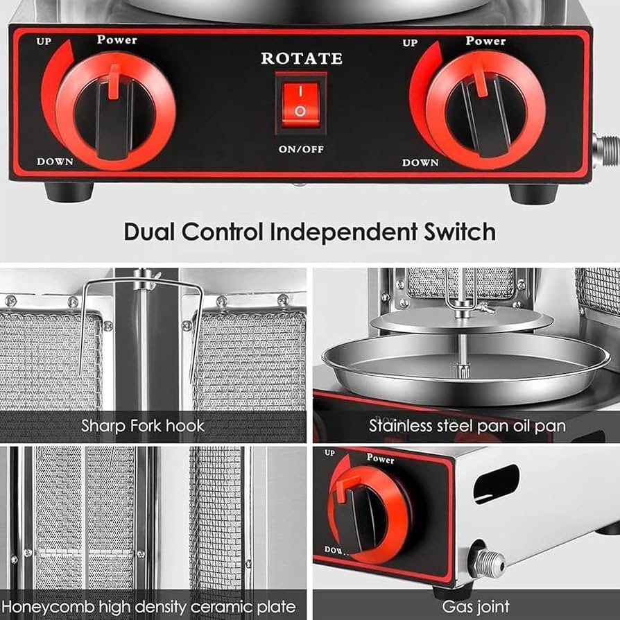 ケバブ グリル 家庭用100V電源対応 Amazon.co.jp: 電気ドネルケバブマシン 電気ケバブグリル 垂直