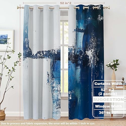 Miniatura 109 de Cenefas de cocina modernas con patrón de cobre marrón dorado para ventanas, cenefas opacas abstractas de marcas de arañazos y cortinas opacas