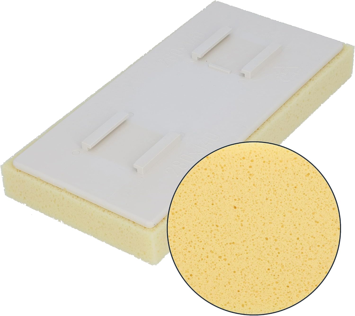 HELPMATE Professional Tile Laying and Plastering Set 3 in 1 with Interchangeable Handle - Efficient Cleaning and Smoothing of Tiles and Plaster - Includes Tile Washing Board, Trowel, and Sponge pad