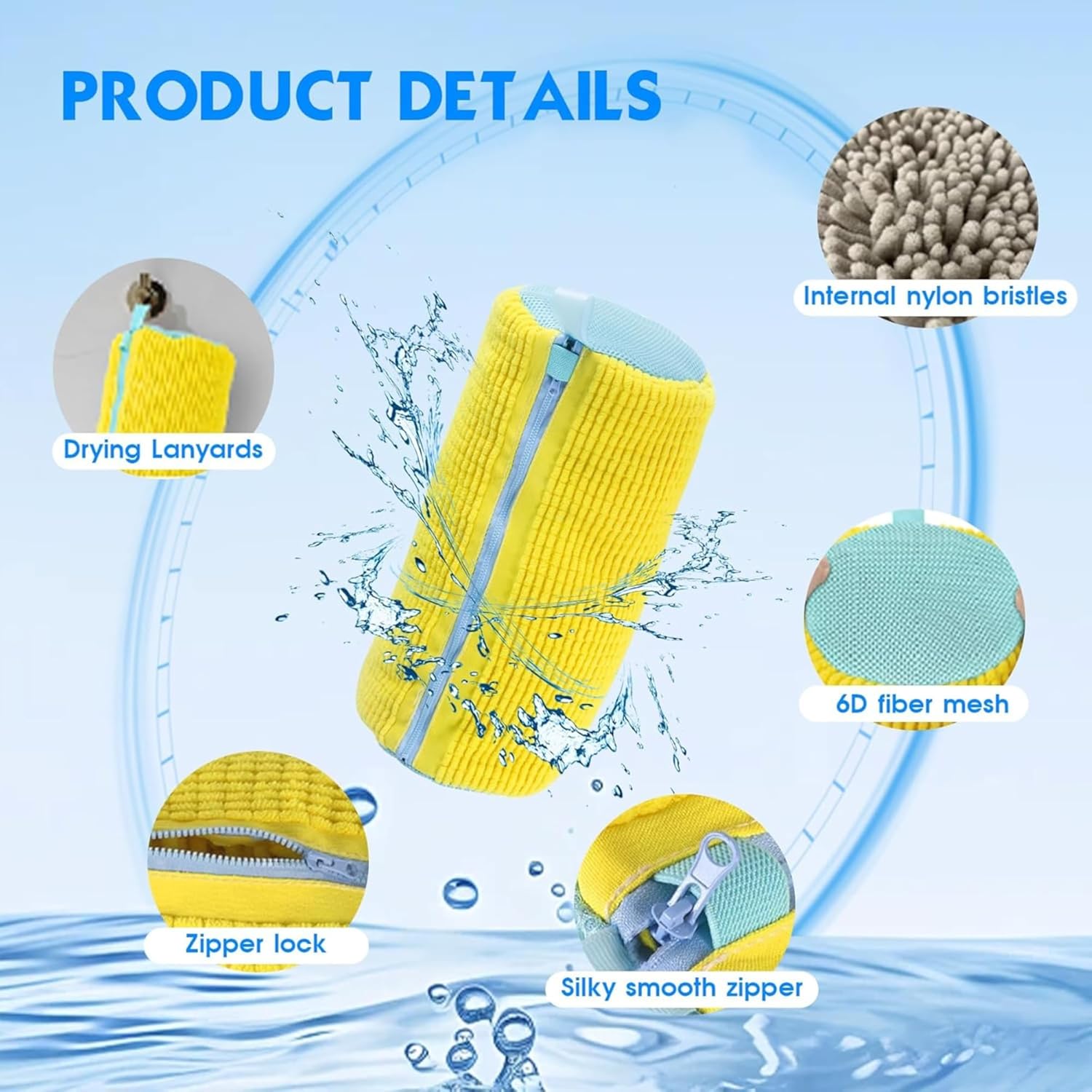 Running, tennis shoes, sneakers laundry bag for cleaning, washing, washer/dryer machine use. Reusable, durable, foldable. - Image 9