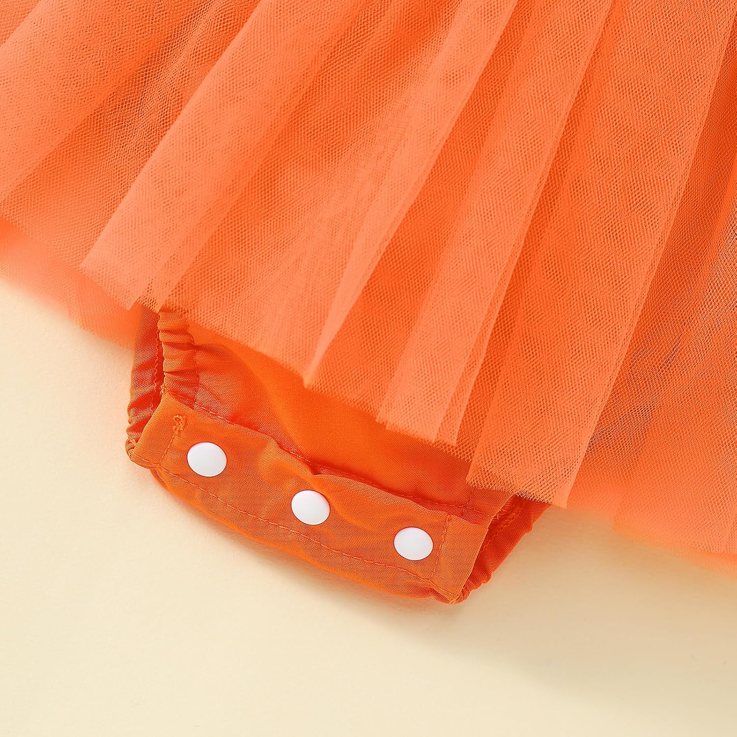 Newborn Baby Girl Halloween Clothes Halter Pumpkin Romper Tulle Dress Infant Fall Outfits