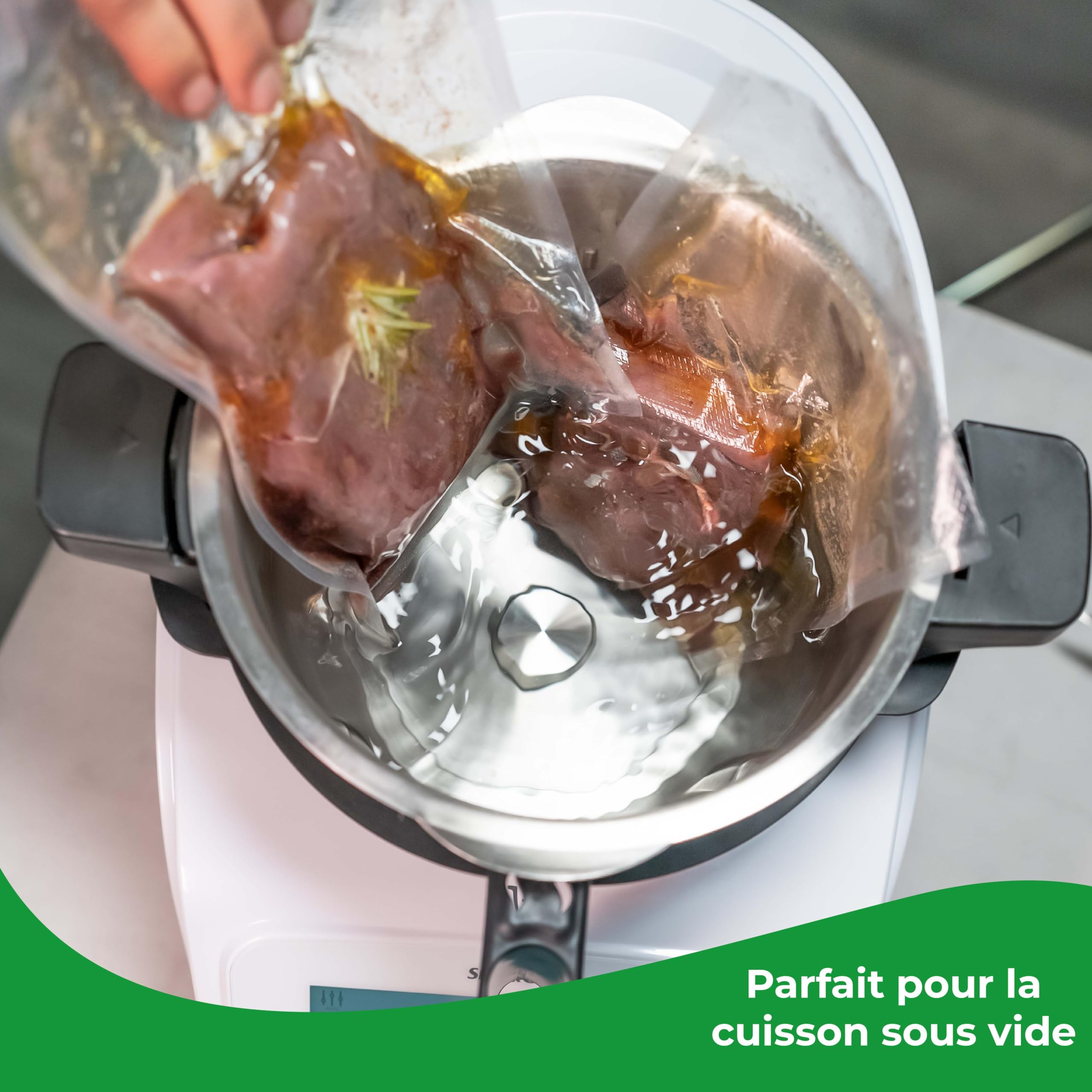 Wundermix - WunderCap® cache-lame pour robot de cuisine Monsieur Cuisine (Connect, Trend, Smart) • Accessoire révolutionnaire pour cuisson sans lame • Accessoire Wundermix