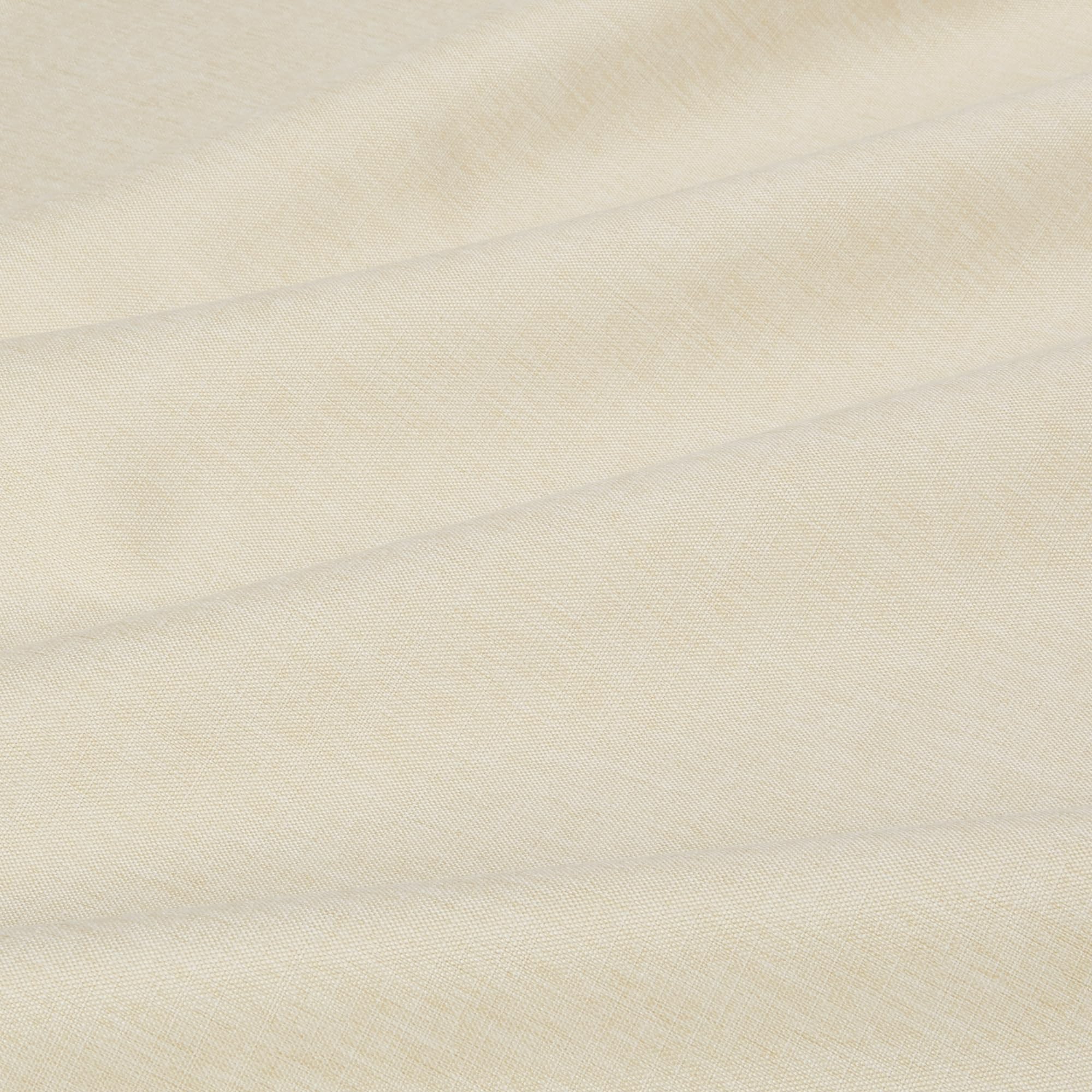 Amazon Basics Cortinas 100% Opacas con Ojales, Pack de 2 Unidades, 132 x 213 cm, Beige