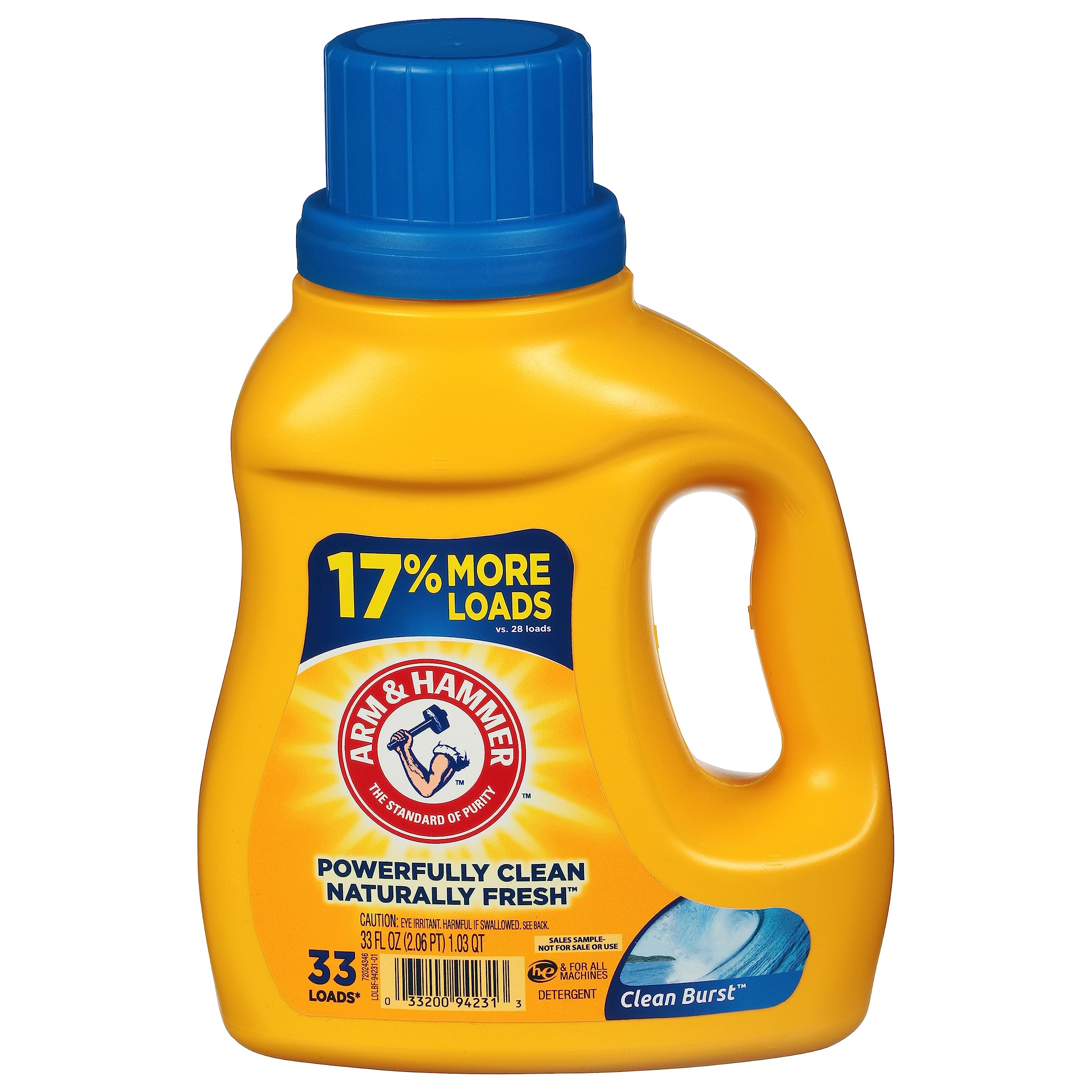 Arm & Hammer Clean Burst Scent Laundry Detergent Liquid 1 qt 1 pk