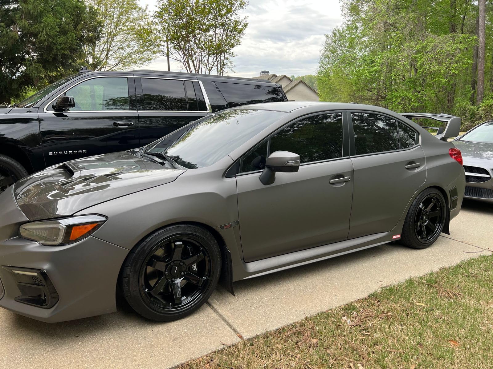 AVID.1 AV-06 Custom Wheel - 18x9.5, 38 Offset, 5x100 Bolt Pattern, 73.1mm Hub - Black Rim