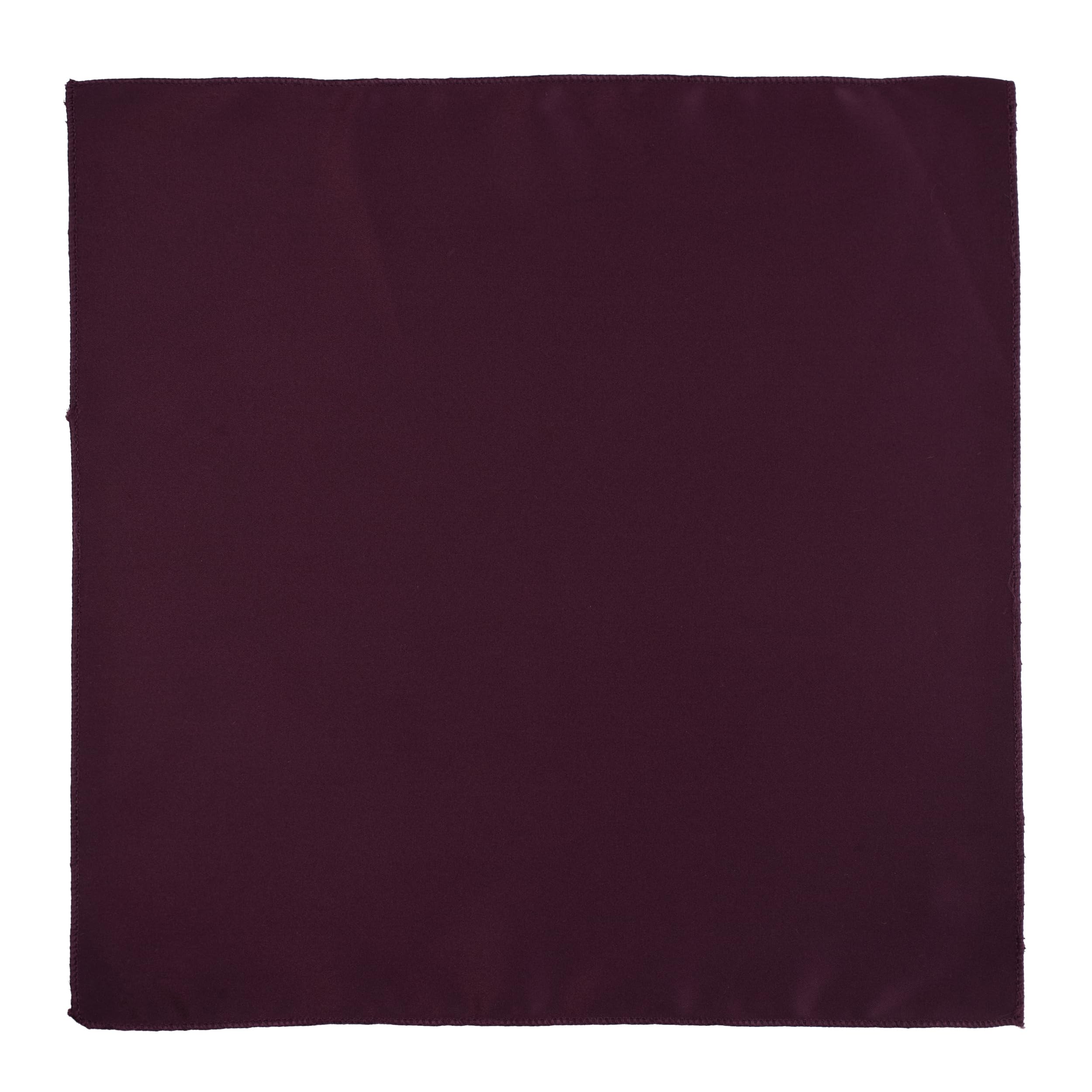 Solid Satin Pocket Square For Men-image-29