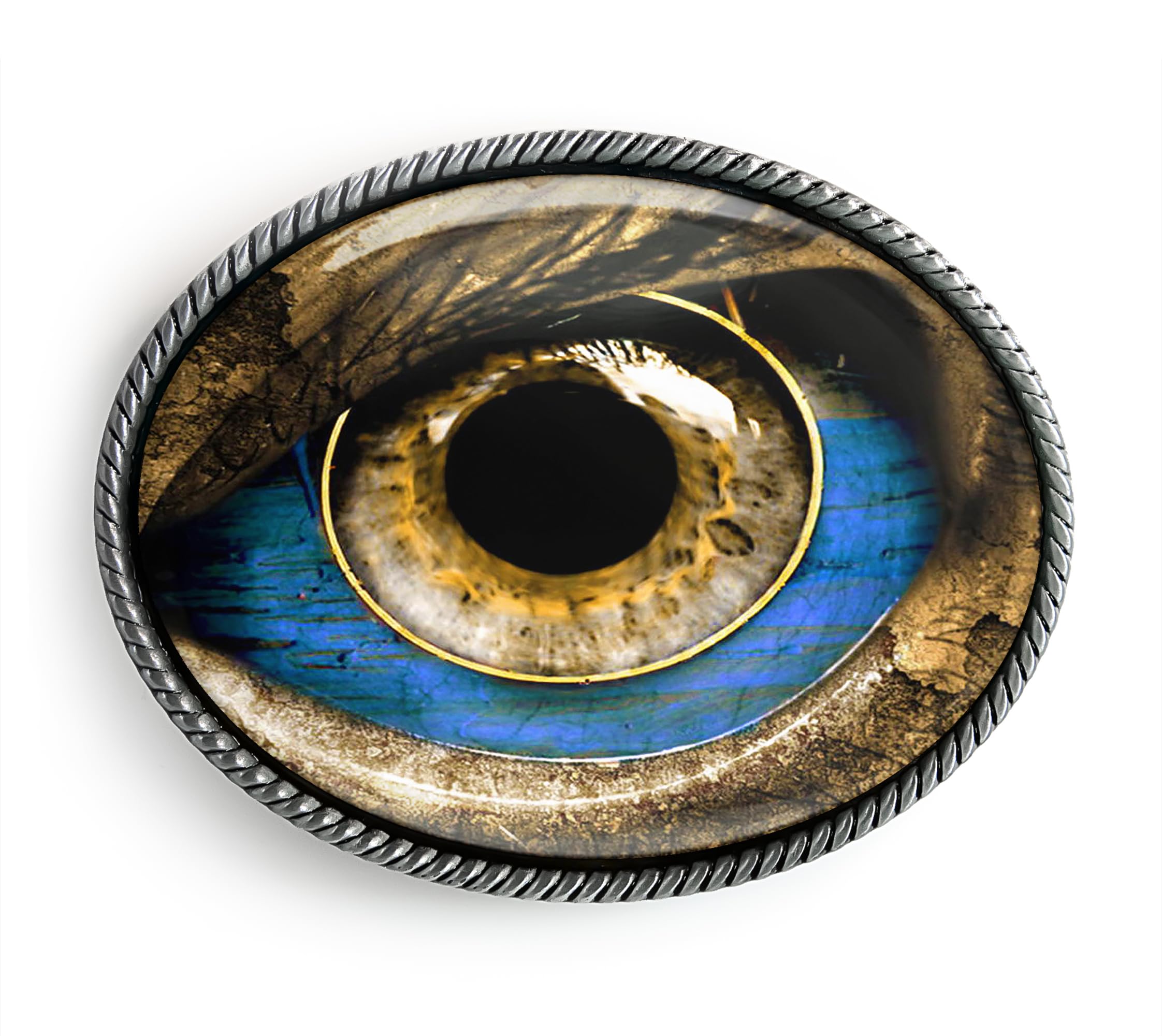 Alien Monster Eye Belt Buckle - Cosplay Sci-fi Eyeball Handmade Artisan Buckle