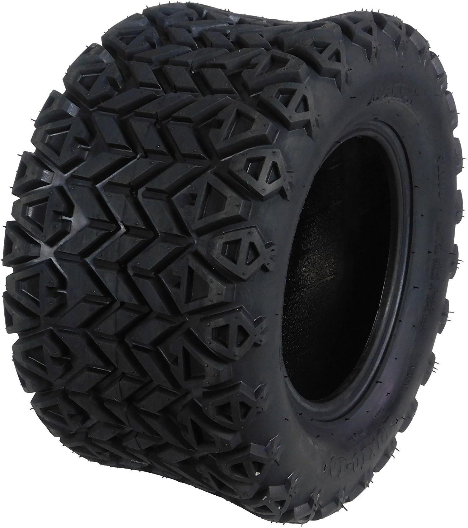 MASSFX SL 20x10-10 Front or Rear Golf Cart Turf Tire 4 PLY -Designed for the Golf Course or cruising around the Neighborhood 20x10x10; 20/1010 (1) Tire
