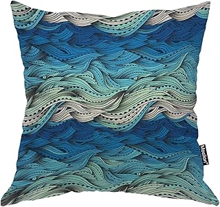 sea blue pillows