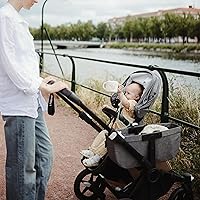 Vista 6 de mushie Silicone Snack Cup Spill Proof Food Container for Toddler and Baby (Pink Flowers)