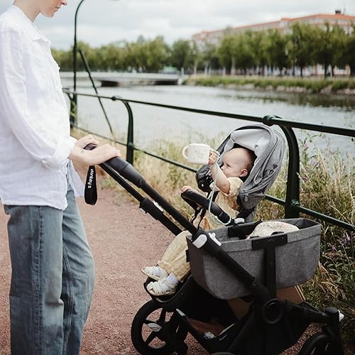 Miniatura 6 de mushie Silicone Snack Cup | Spill Proof Food Container for Toddler and Baby (Pink Flowers)