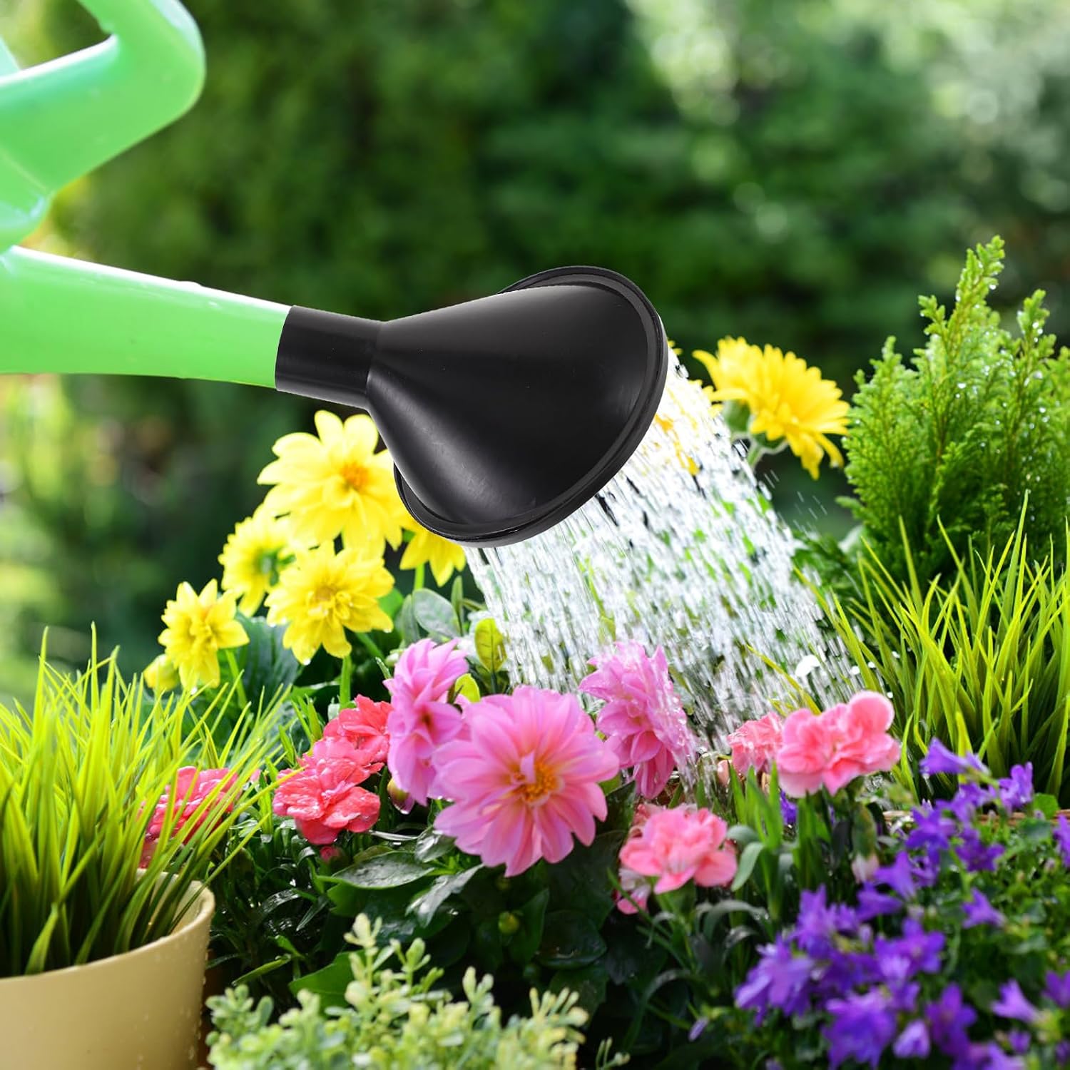 Sosoport Water Sprinkler Universal Watering Can Rose Head Nozzle Replacement for Plant
