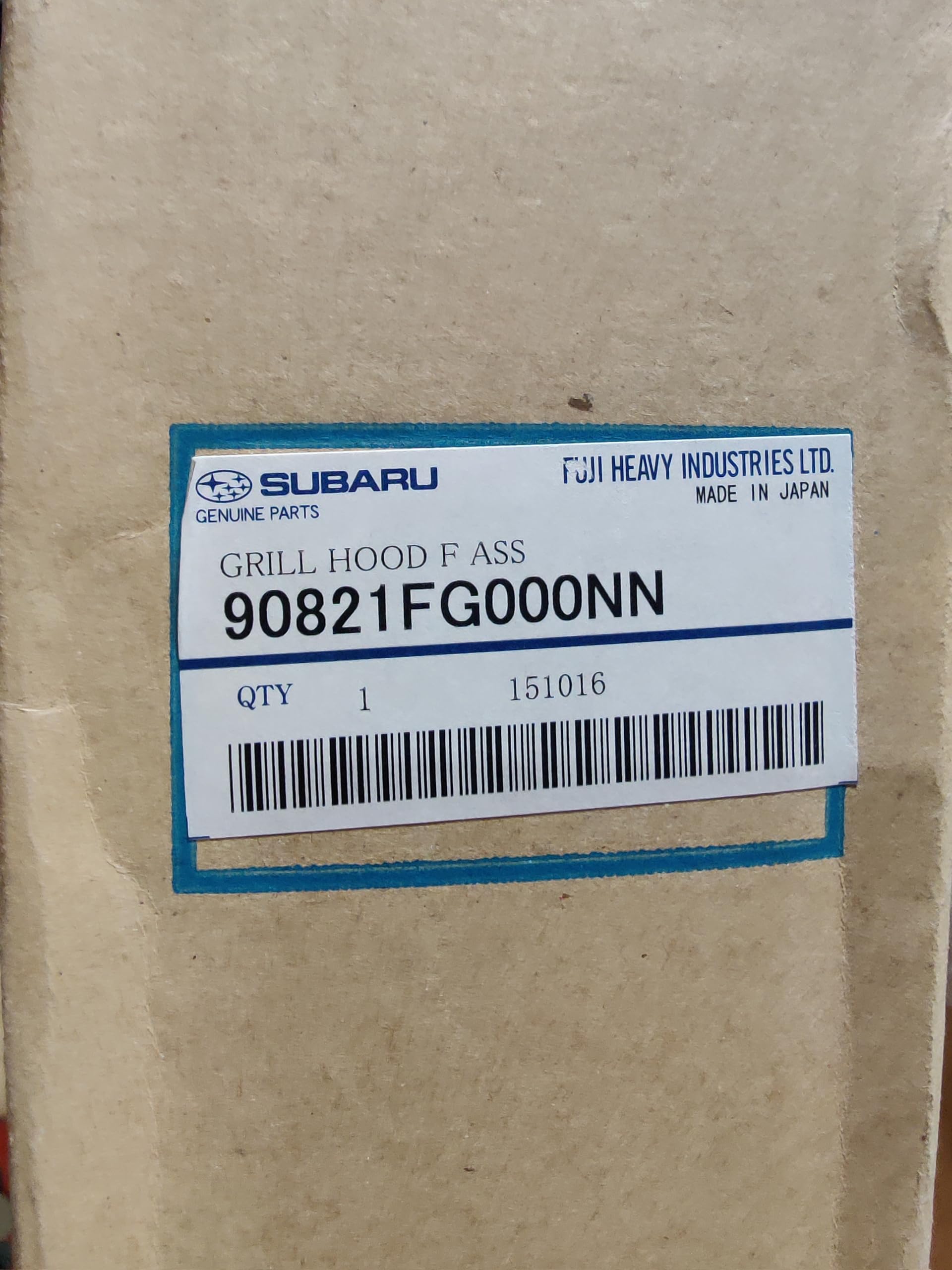 Amazon.com: Subaru OEM 08-14 Impreza Hood-Scoop 90821fg000nn