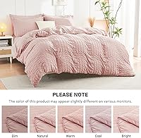 Vista 76 de HYMOKEGE - Juego de edredón tamaño king, color negro y rojo, de sirsaca, de 7 piezas, para todas las estaciones, en una bolsa, para dormitorio