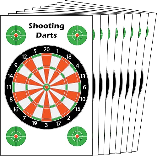 Freedom Gun Targets - Objetivos de tablero de dardos de 23x35
