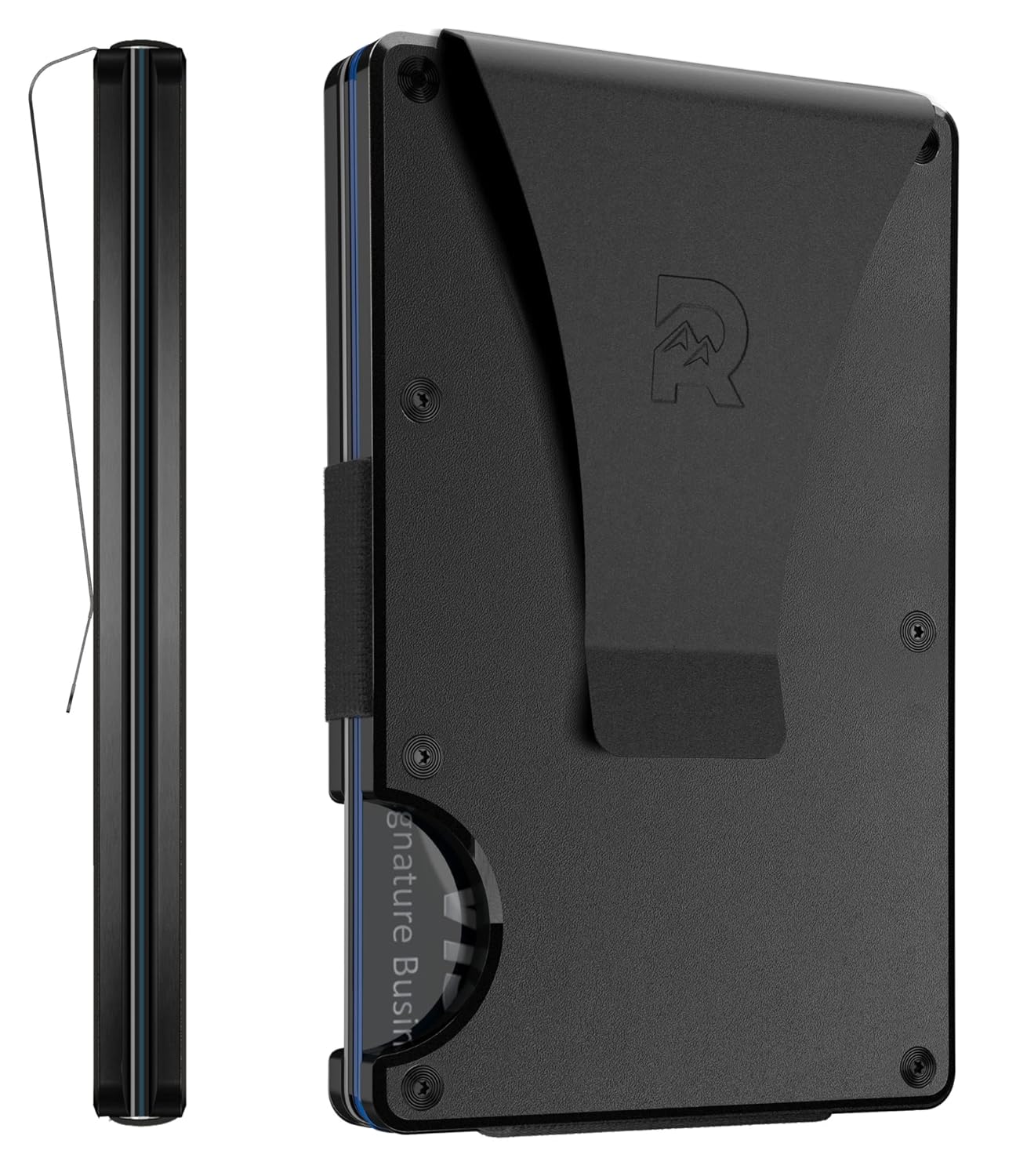 Buy The Ridge Minimalist Slim Wallet For Men, Matte Black (Titanium ...