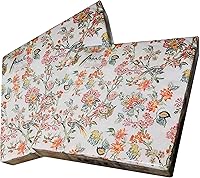 Vista 1 de Servilletas decorativas de 20 quilates de 13 x 13 pulgadas, diseño de pájaros, día de la madre, japonés, chinoiserie, diseños florales para fiesta