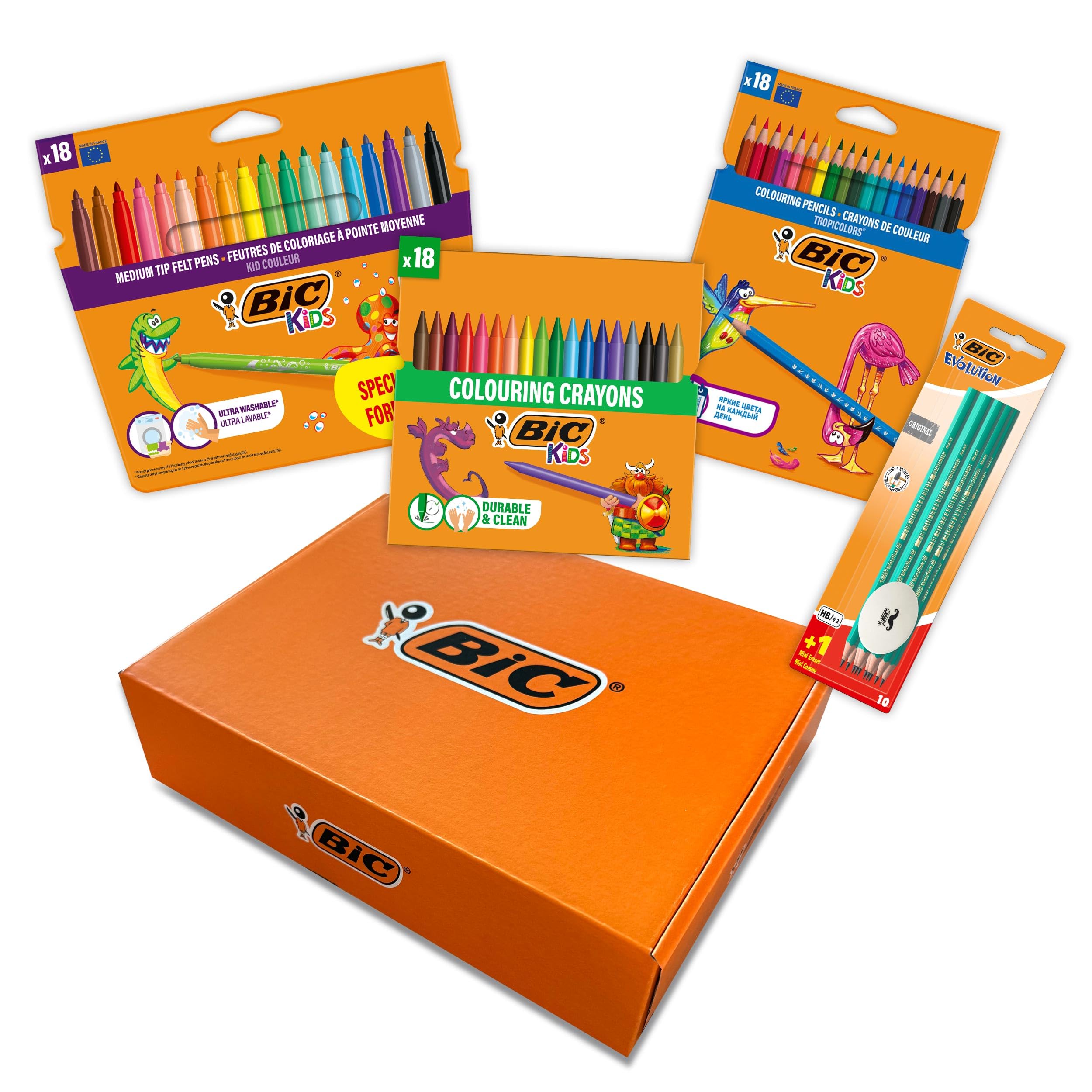BiC Kids Okul Boyama ve Yazım Seti