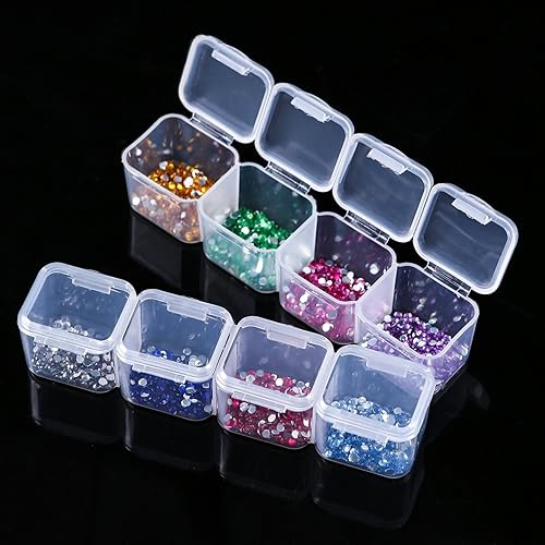 Miniatura 2 de Eiito Cajas de almacenamiento de pintura de diamantes, contenedor de almacenamiento de cuentas de diamante 5D para kit de accesorios de arte de