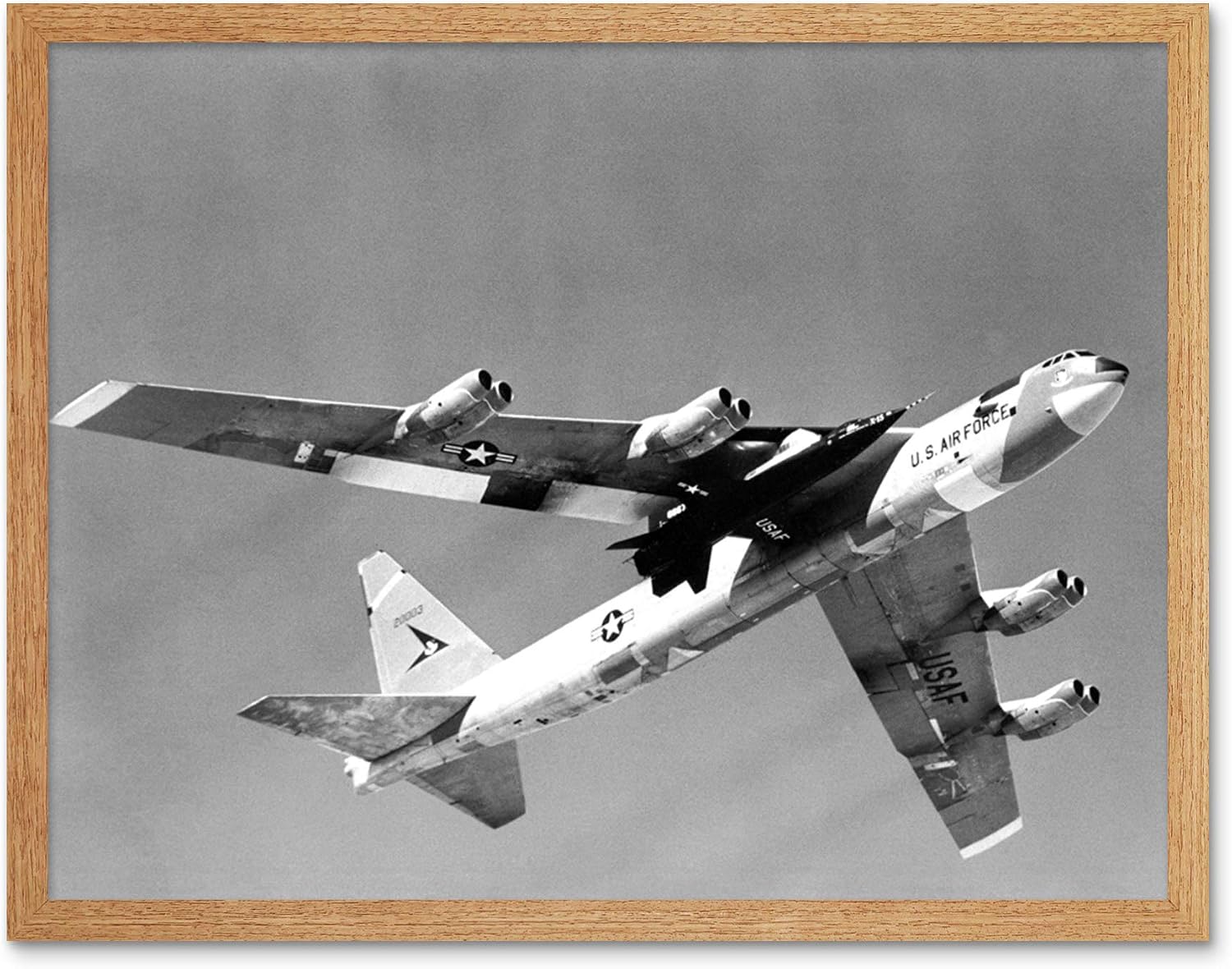 NASA X15 Rocket Plane B52 Captive Flight 1960 Unframed Wall Art Print Poster Home Decor Premium