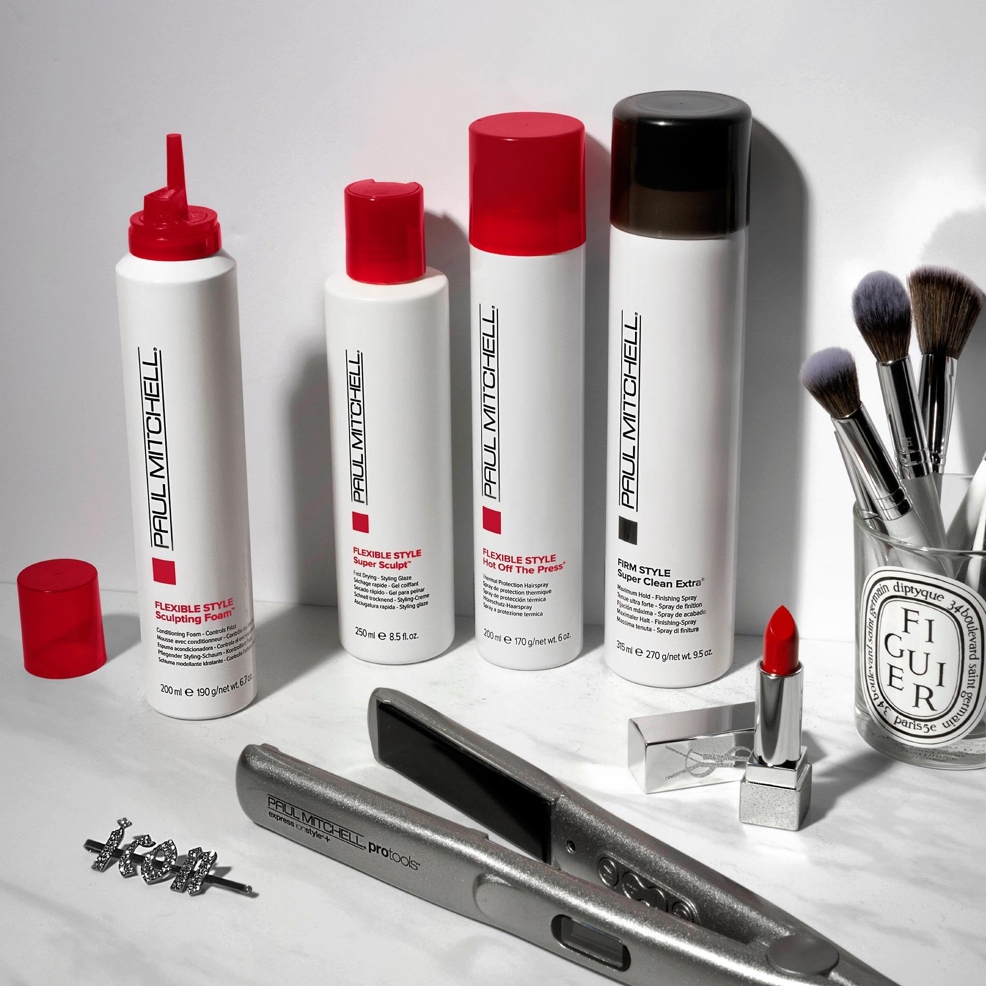 Paul Mitchell Sculpting Foam, Touchable, Flexible Hold + Frizz Control, For All Hair Types
