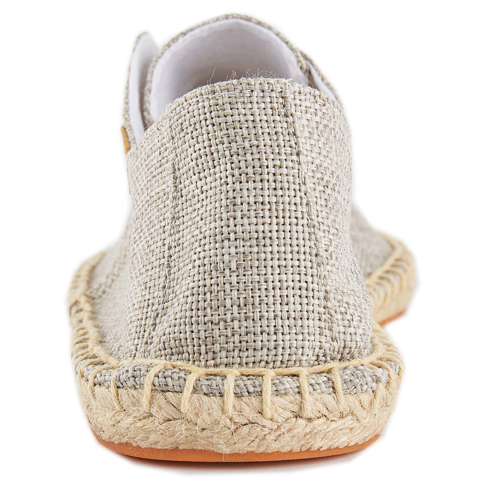 Espadrilles Plates en Toile décontractées Lacets pour Hommes