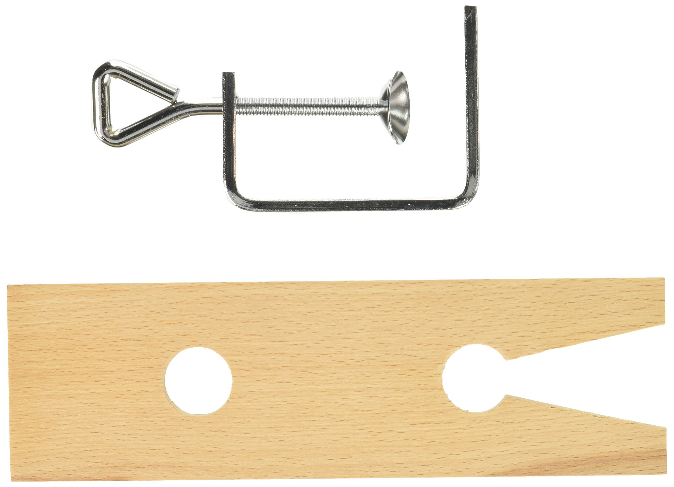 SEWooden and Steel "V" Slot Bench Pin and Clamp - JT873VC