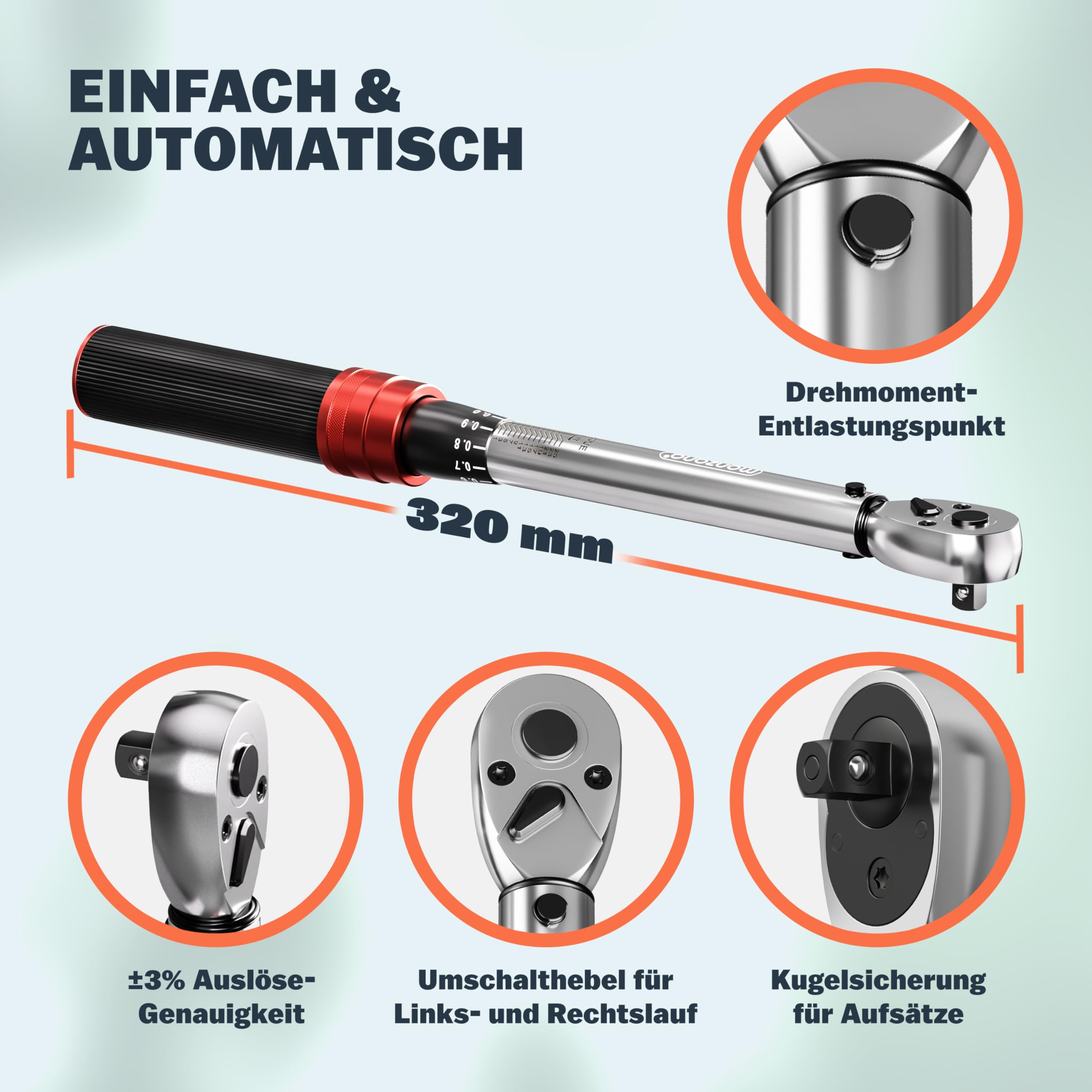 MONZANA® Fahrradmontageständer 30 kg mit Drehmomentschlüssel 1/4 Zoll Set Profi klappbar Tragetasche Reifenheber 1-25 Nm Bitset Transportbox