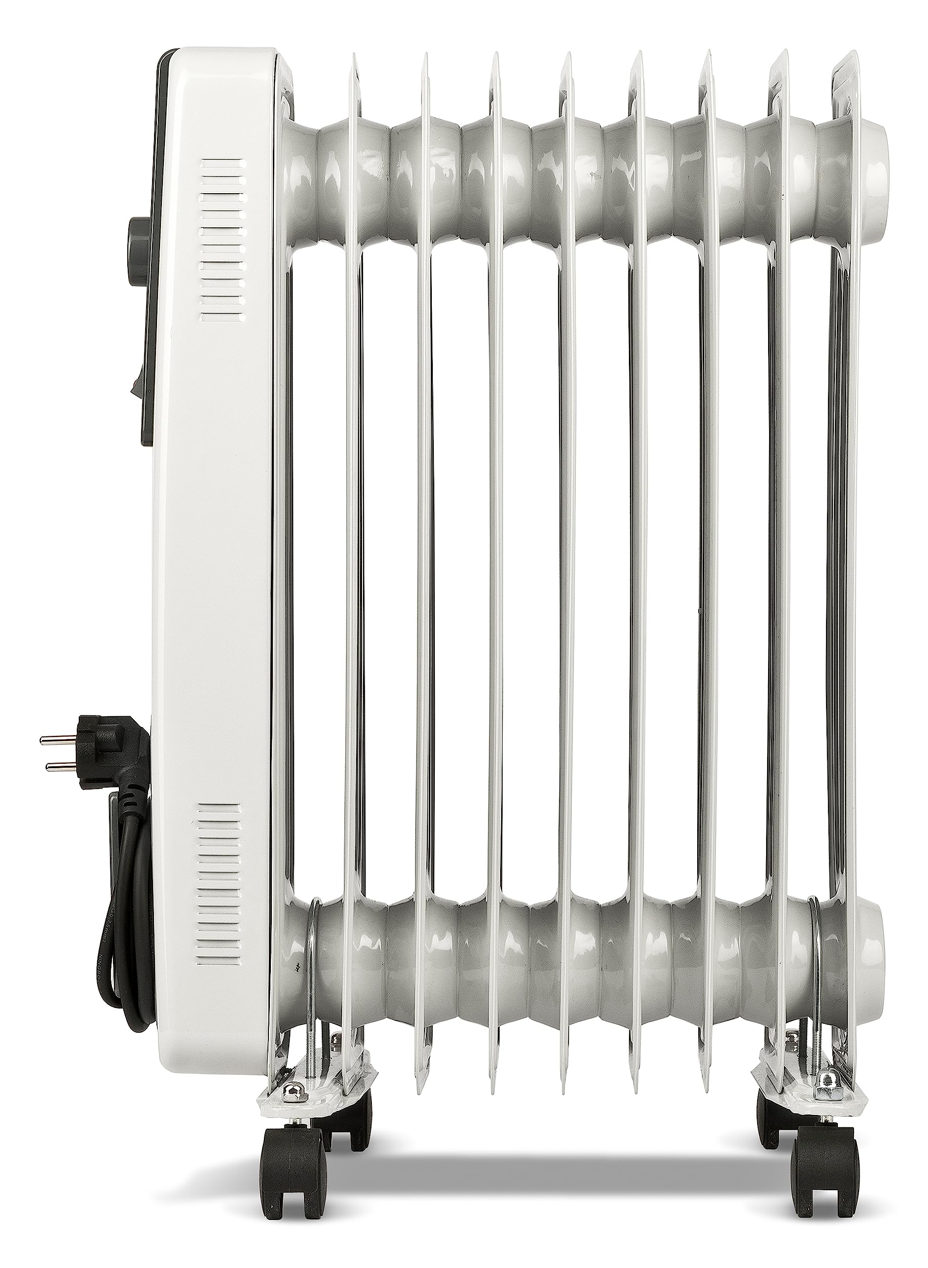 G3 Ferrari G60027 Radiatore ad Olio, 9 elementi riscaldanti, Eco, Bianco