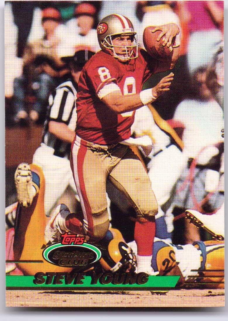Steve Young 1993 Stadium Club #208 - San Francisco 49ers