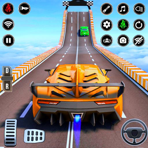 Unmögliche Mega-Ramp-Extrem-Autospiele - Autofahrsimulatorspiele - Mega-Ramp-Auto-Stuntspiele - Rennen mit Auto-Stunt-Rennspielen
