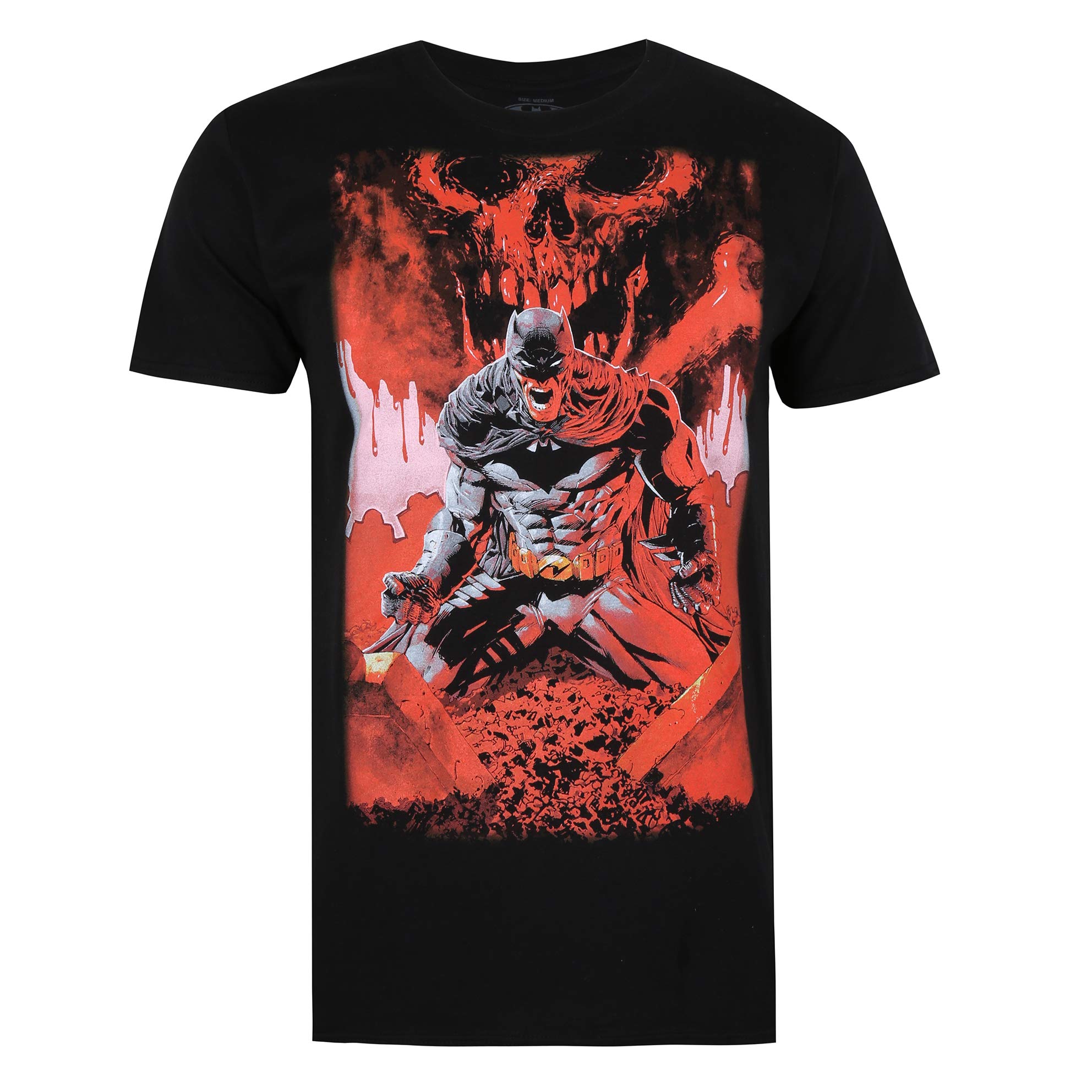 Batman Men's Grave T-Shirt Black - XXL