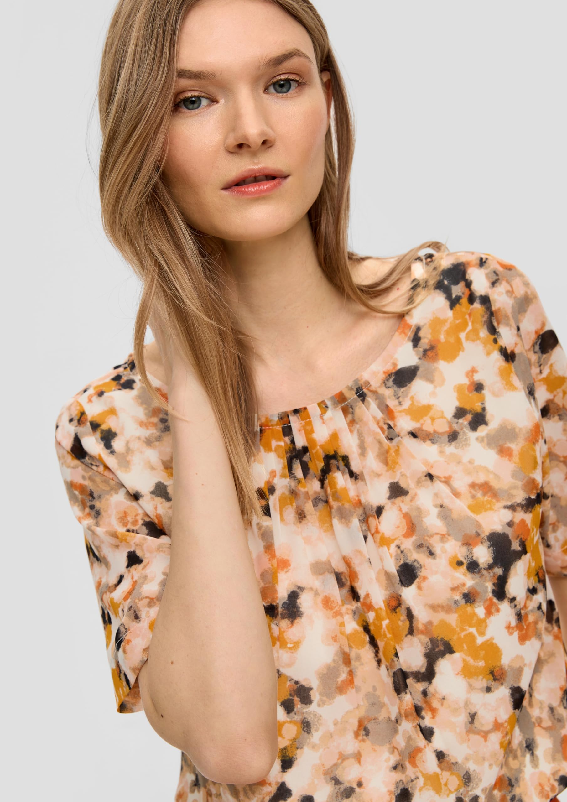 s.Oliver Semitransparente Chiffon-Bluse