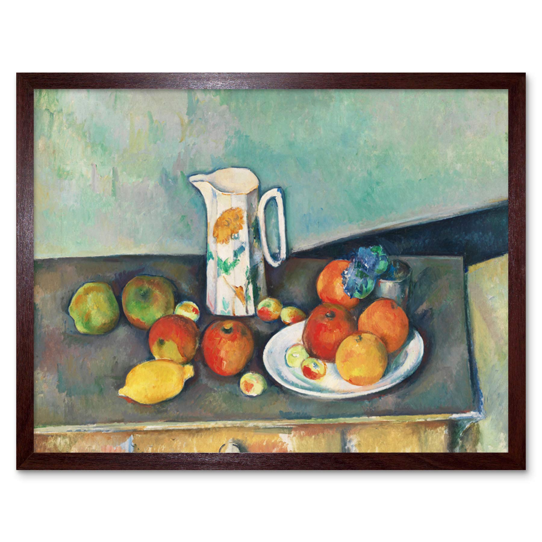 Amazon.com: Paul Cezanne Still Life Art Print Framed Poster Wall