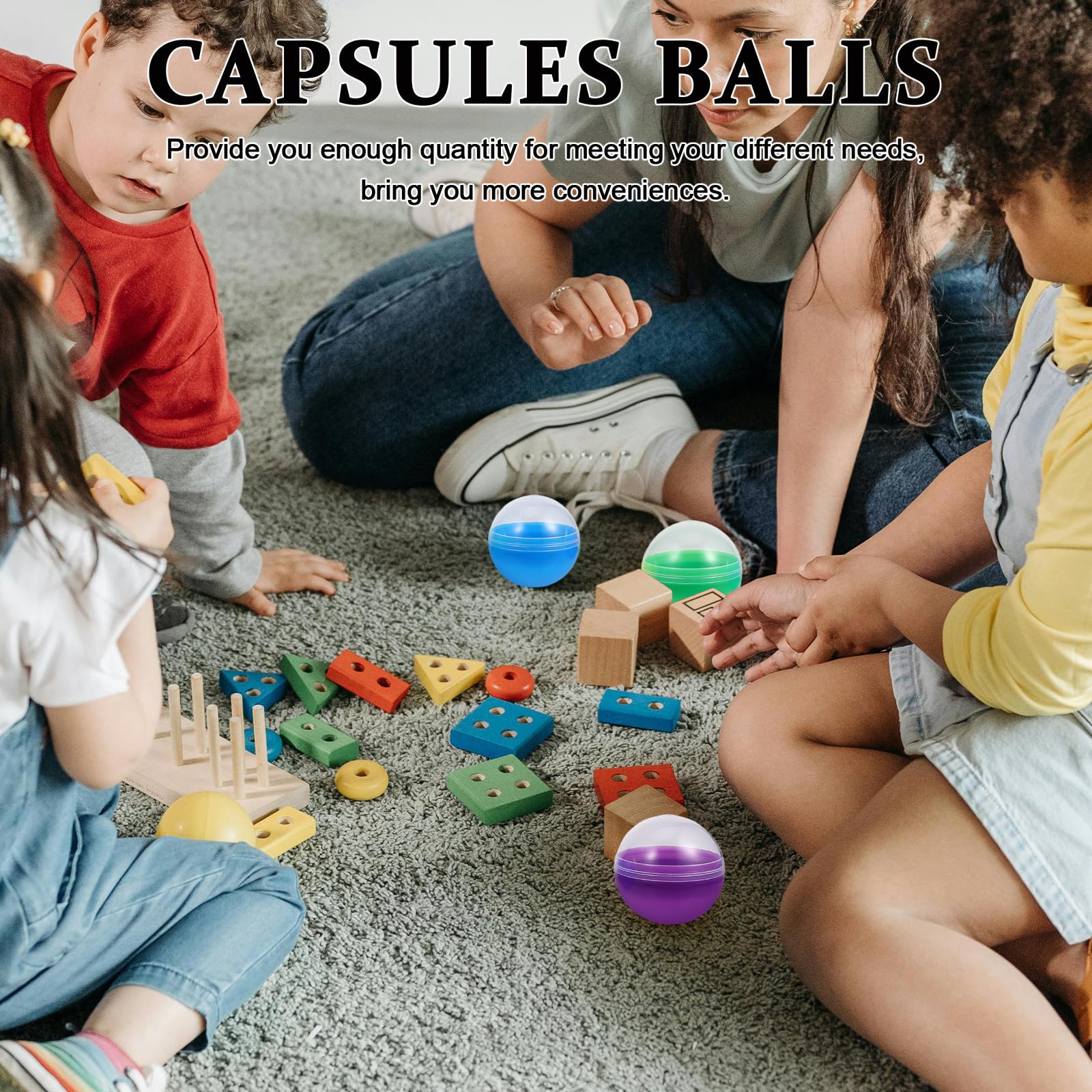 120 Piezas Cápsulas de Plástico Redondas Coloridas para Máquina Expendedora de Chicles Rellenable DIY para Juguetes y Manualidades de Unidades para Fiestas y Bolsas de Regalo