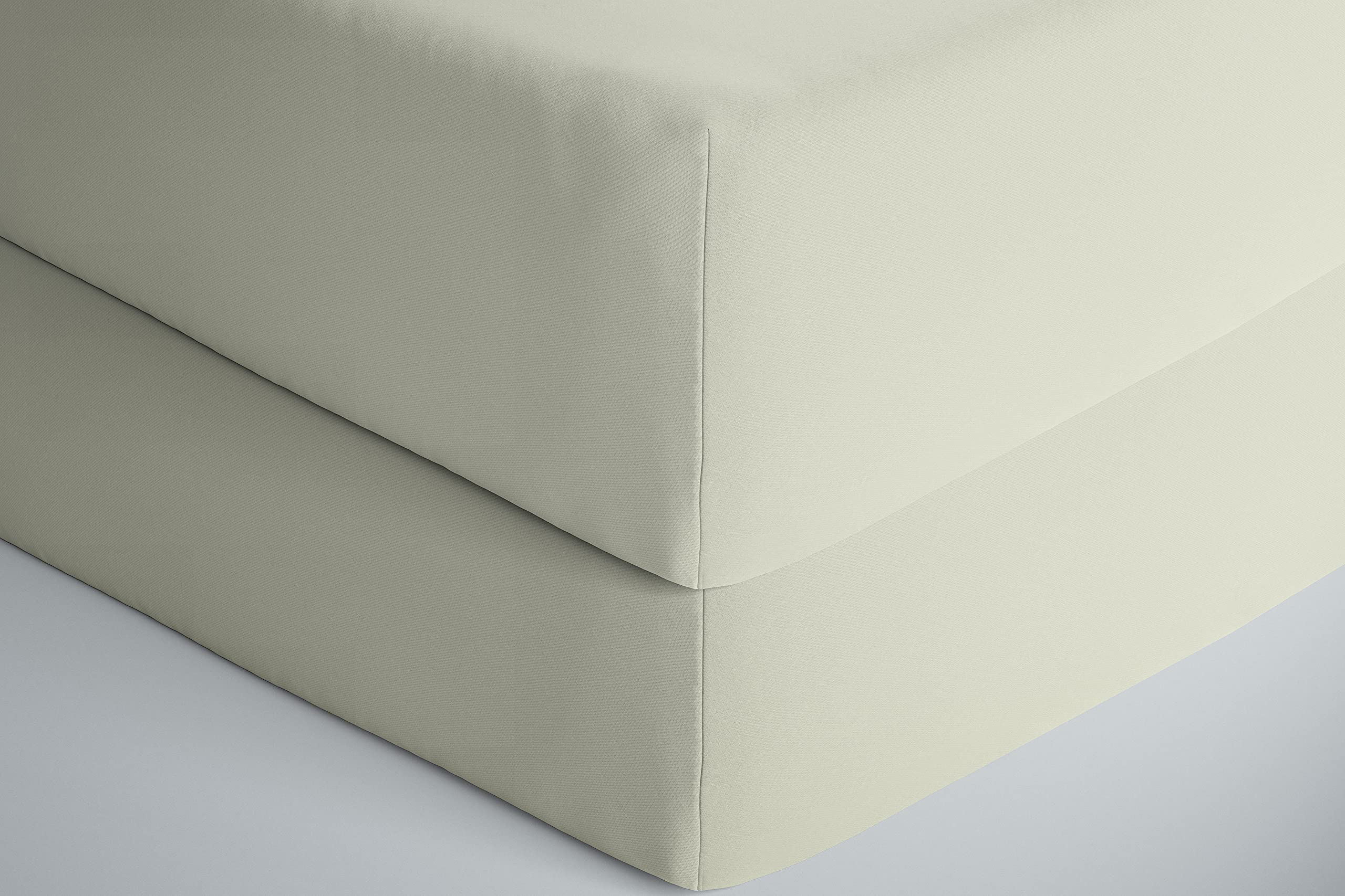 Night Comfort Cream Nightcomfort Pack Of 2 Soft Polycotton Cot Bed Fitted Sheets For Baby Crib Bedding | Anti Allergy, Breathable, Lightweight Baby Crib Fitted Sheet For Infants, Newborns, Toddlers (, 70 X 140 Cm)