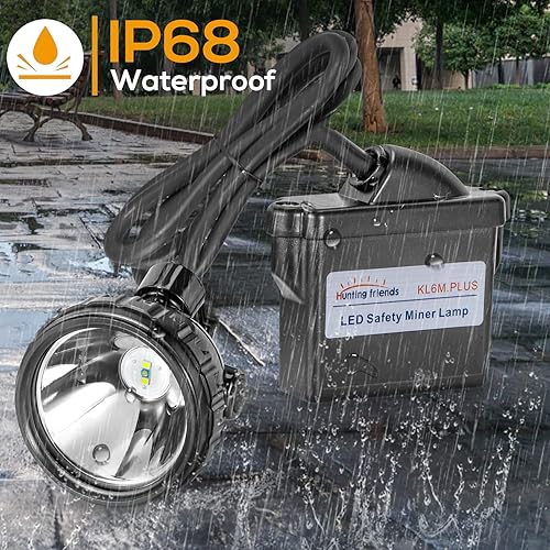 Miniatura 5 de Linterna frontal de minería recargable súper brillante KL6M.Plus, lámpara de casco LED 1+2 a prueba de explosiones e impermeable, luz de minero de